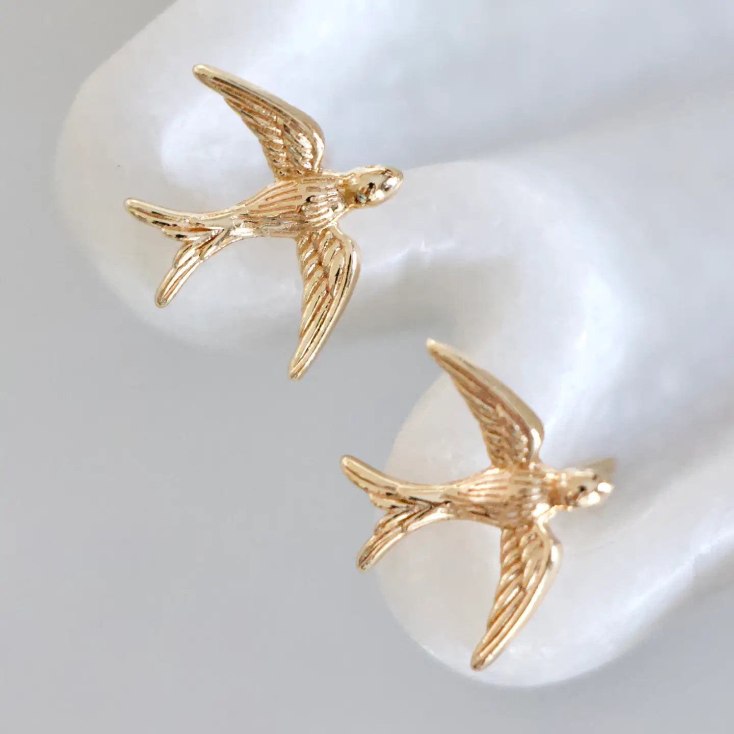 Swallow Stud Earrings