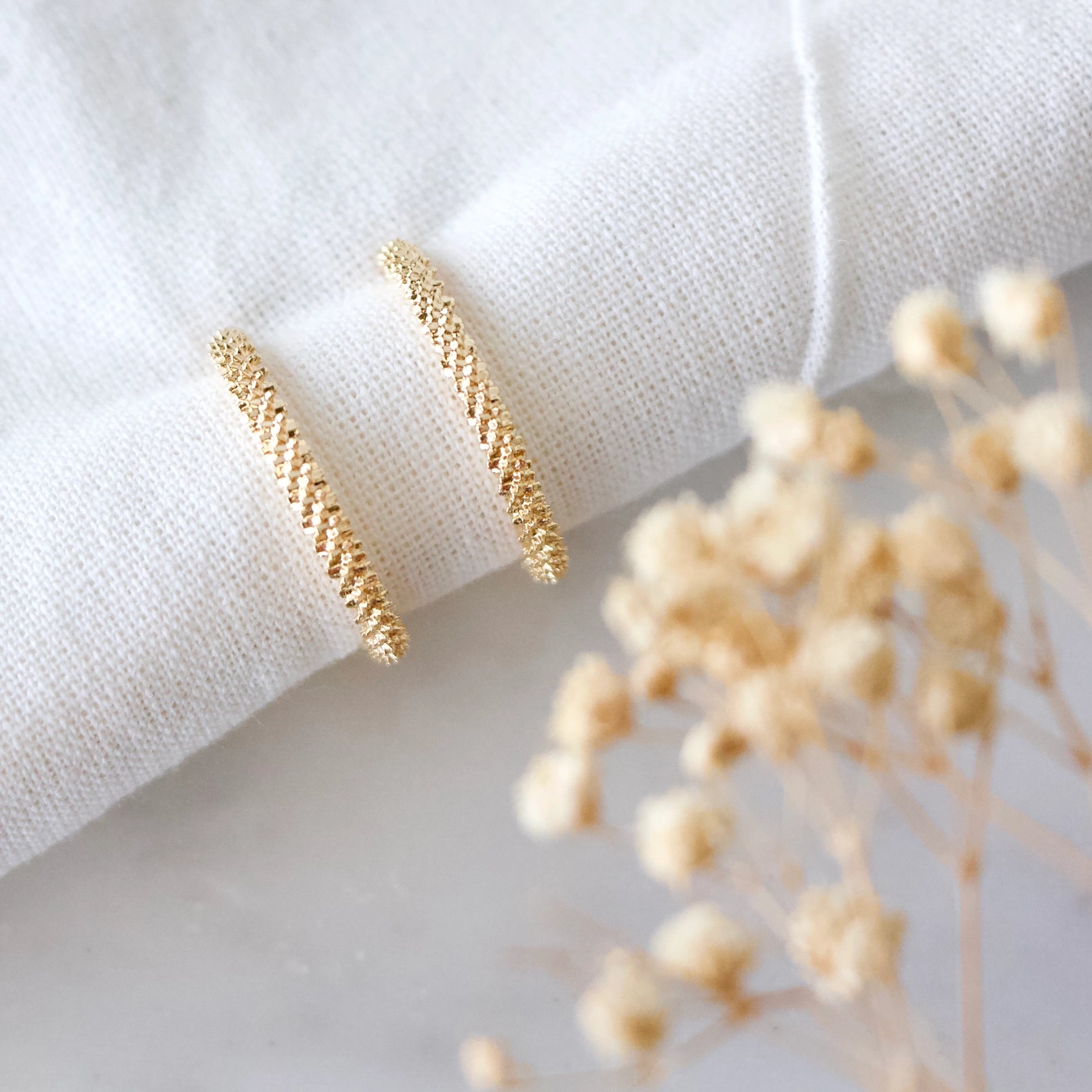 Woven Hoop Earrings