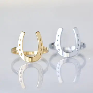 Lucky Horseshoe Ring -  Waterproof