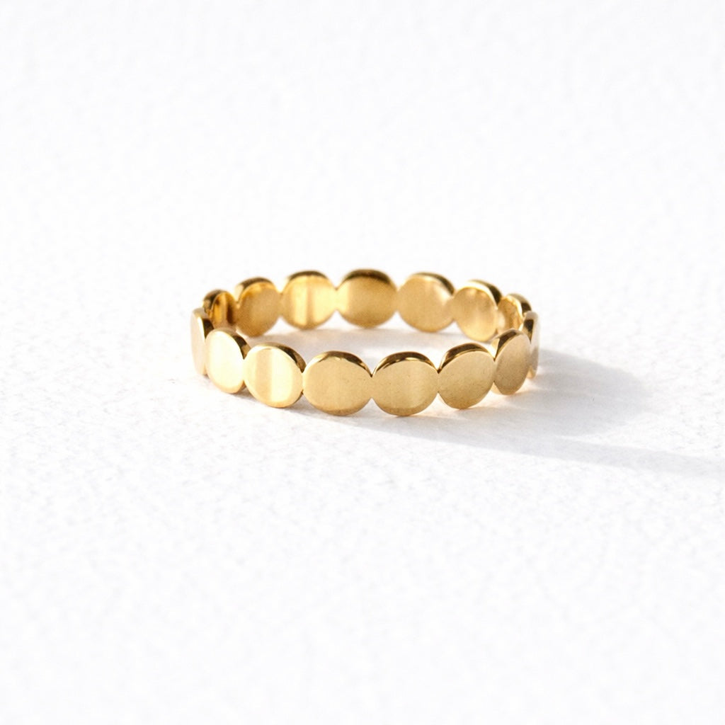 Circle Band Stack Ring