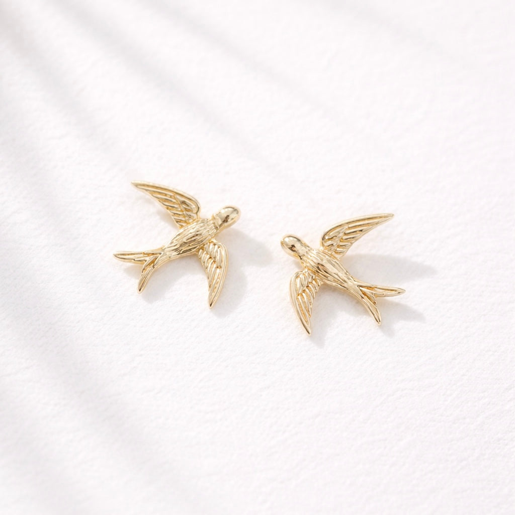 Swallow Stud Earrings