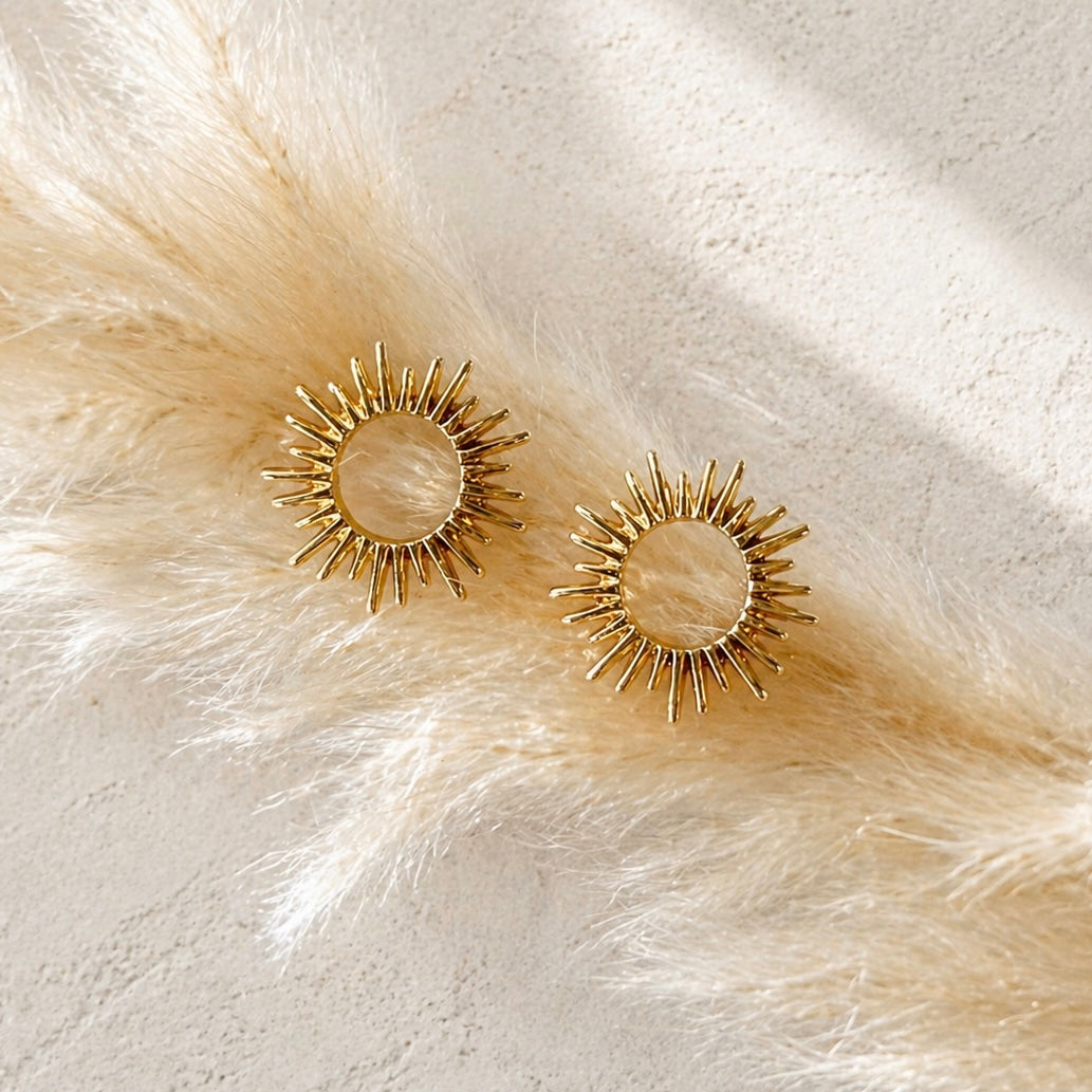 Sun Stud Earrings
