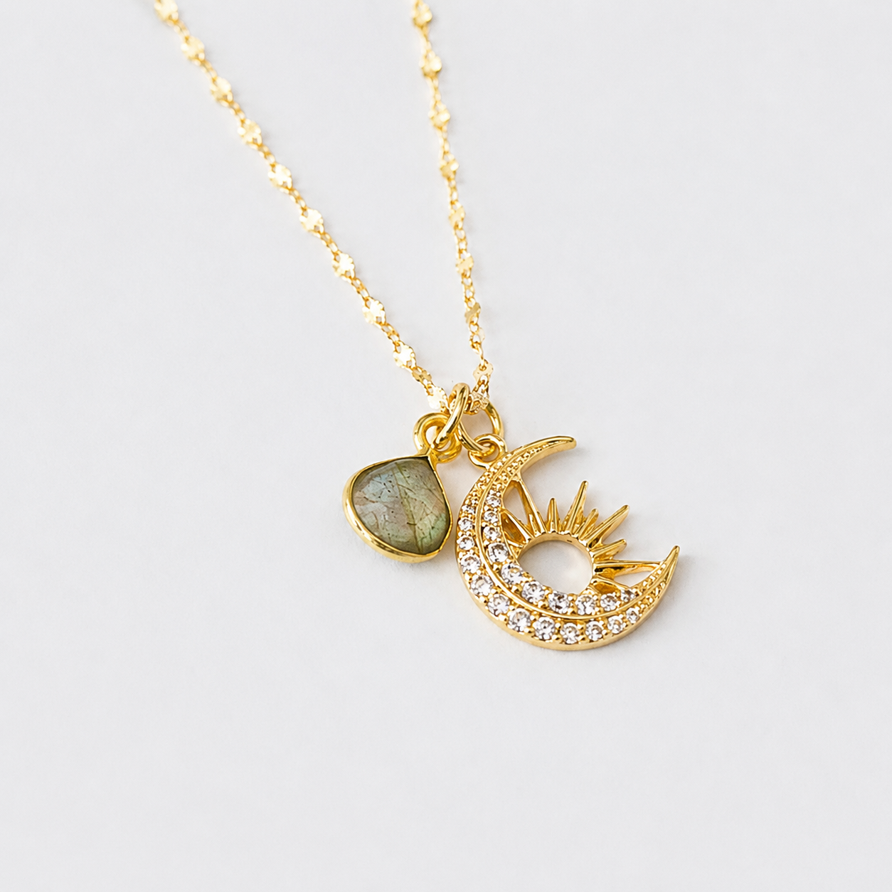 Labradorite Celestial Necklace Necklace