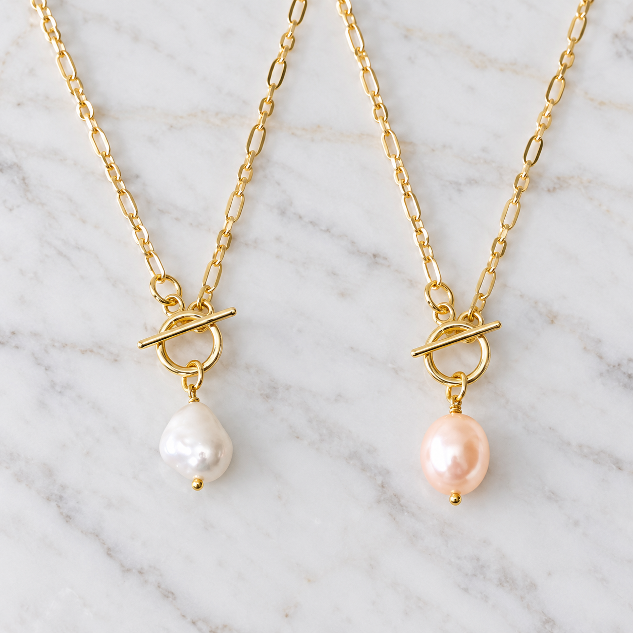 Pearl Toggle Necklace
