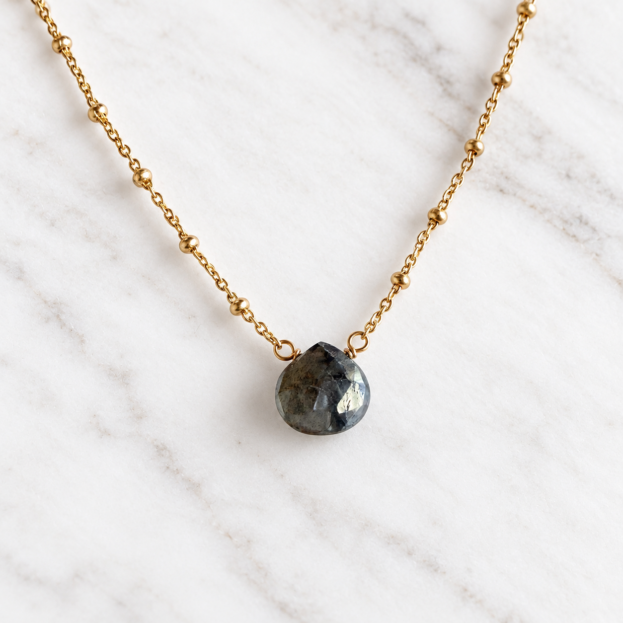 Aura Labradorite Necklace