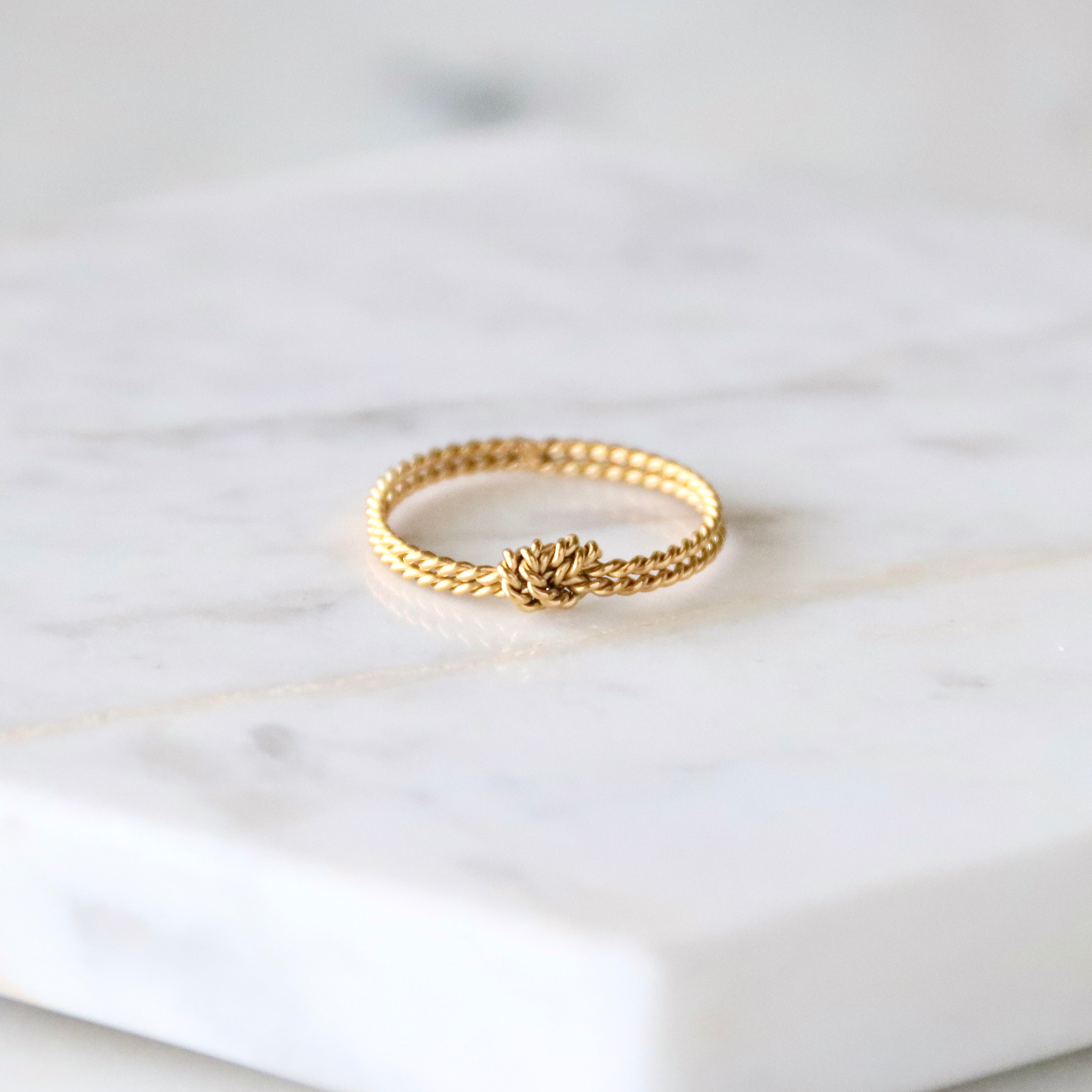 Braided Knot Stack Ring - Waterproof