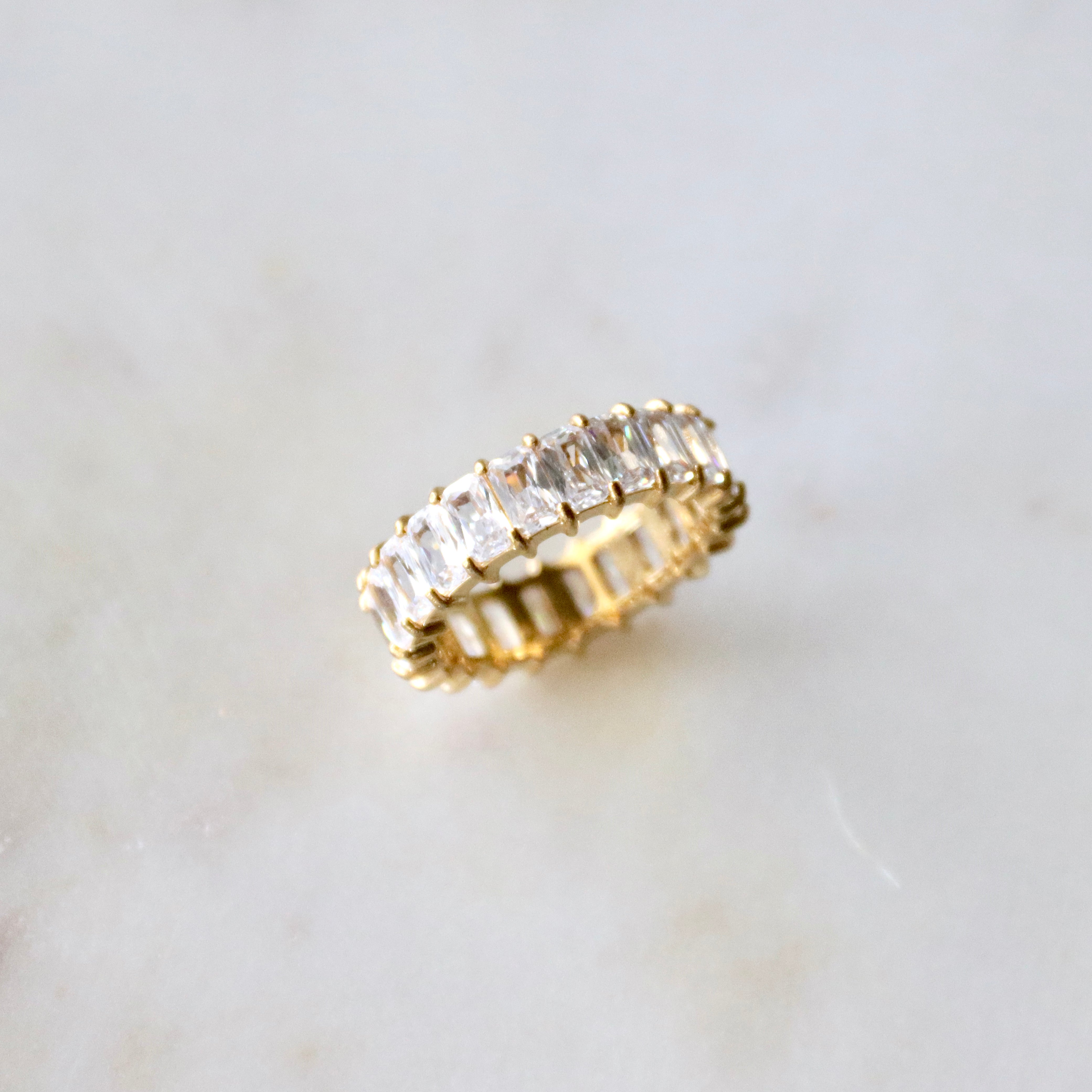 Baguette Eternity Ring - Waterproof