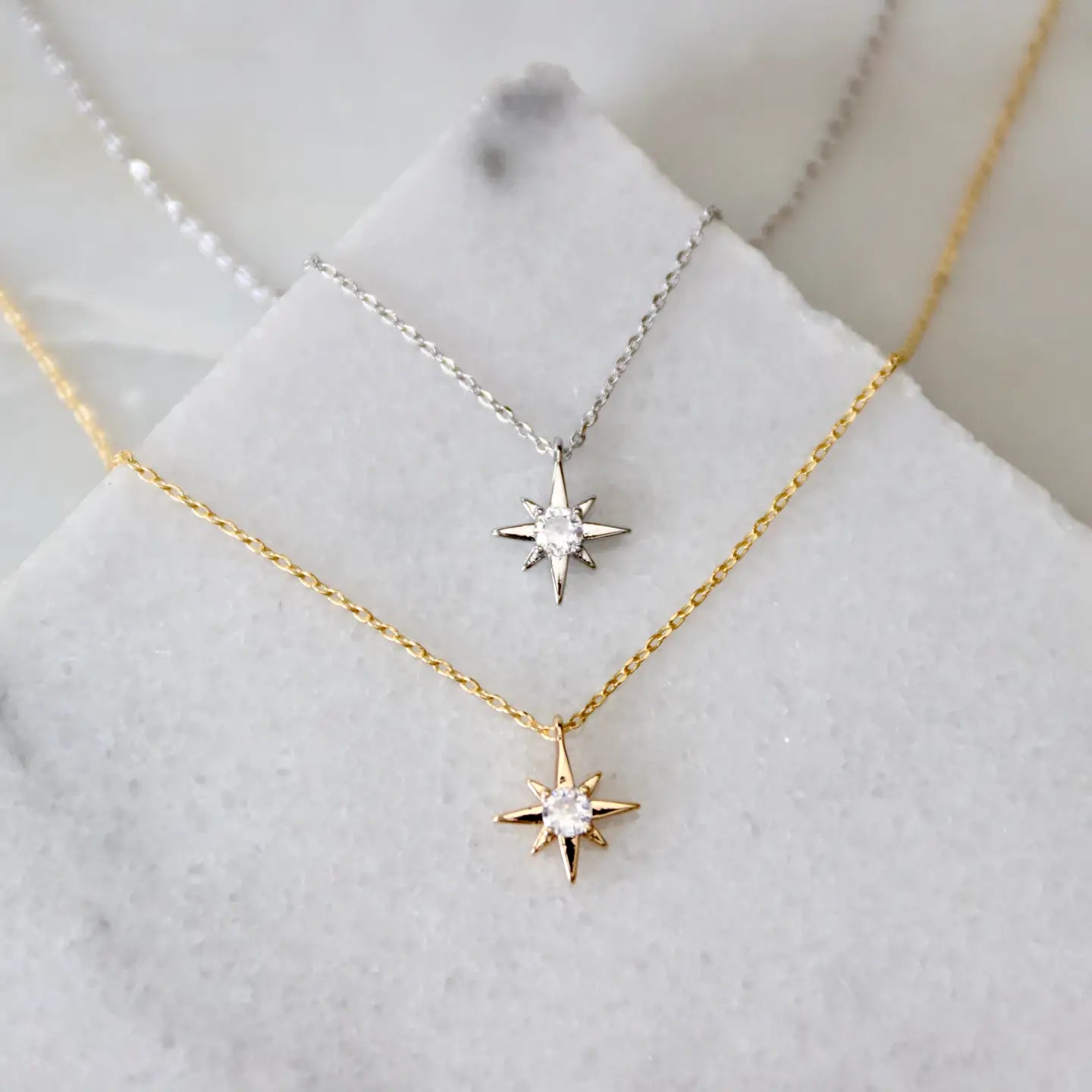 Mini CZ Star Necklace